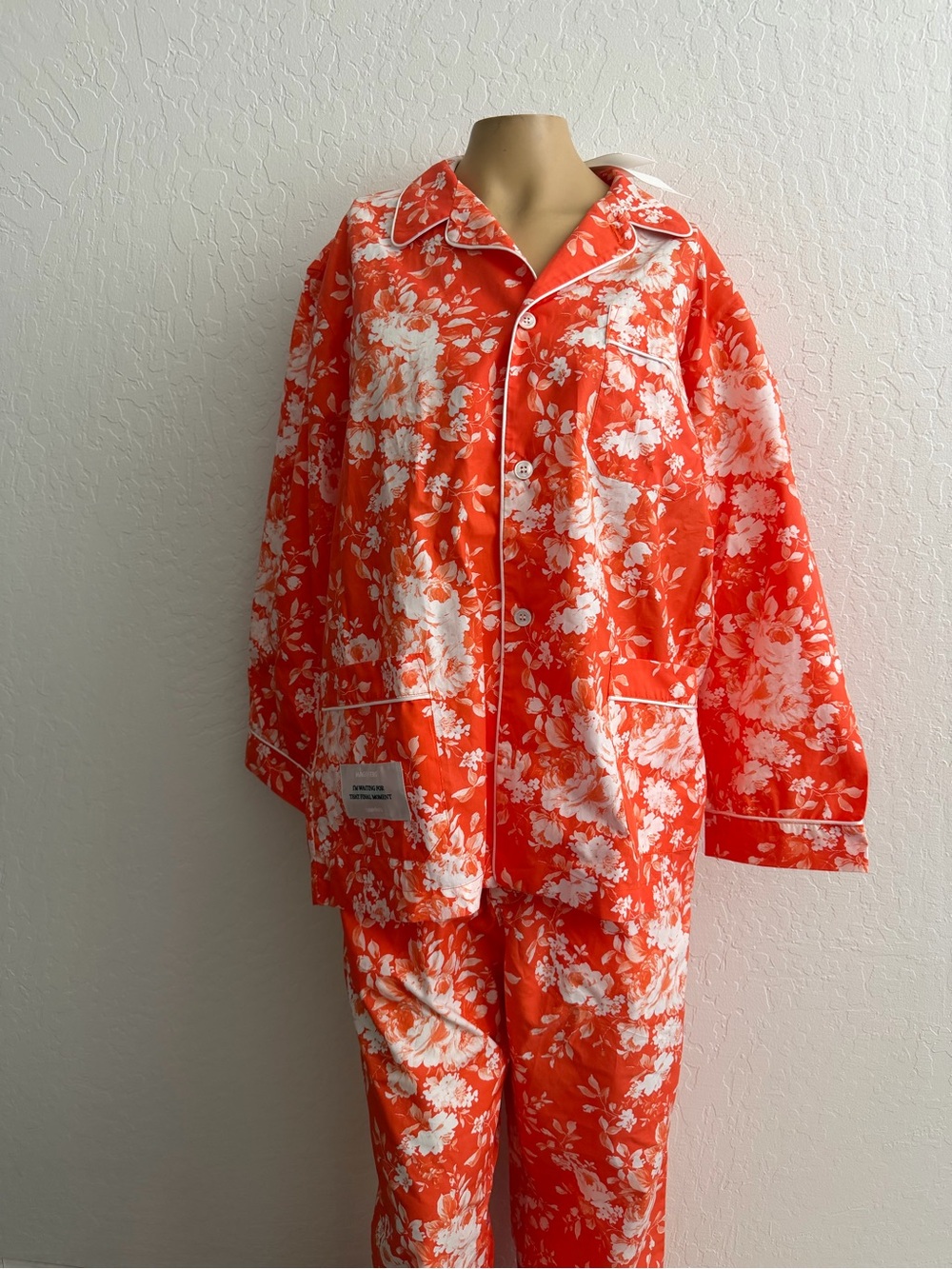 Magniberg x Jonathan Saunders Orange Floral Pajama Set